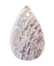 Shell Pendant With Top Hole 12x20mm Drop Natural