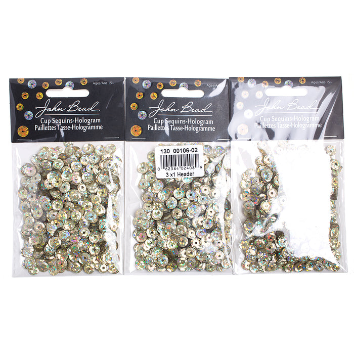 Sequins Round 6mm Approx 1600pcs Hologram 