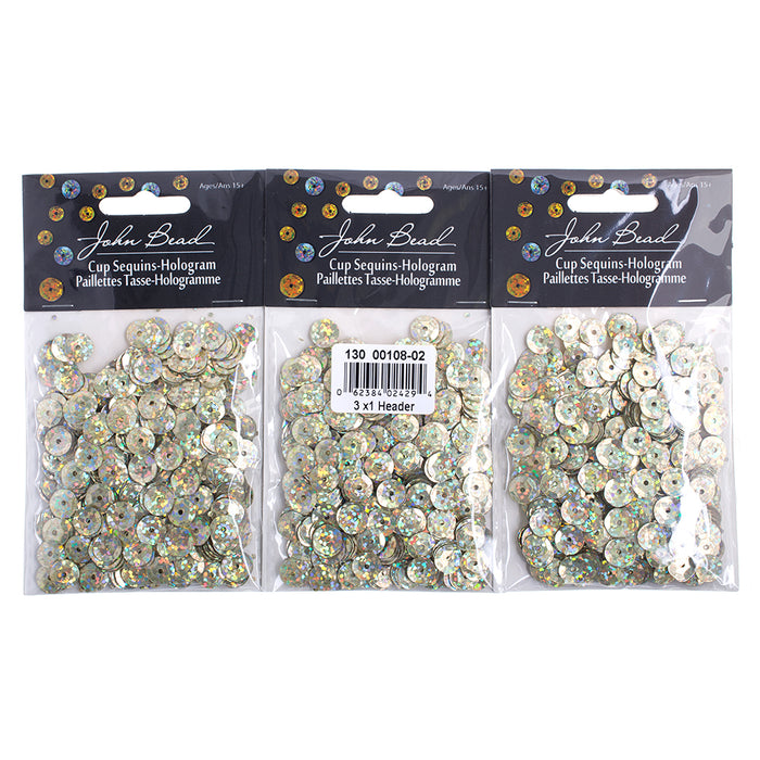 Sequins Round 8mm Approx 850pcs Hologram 