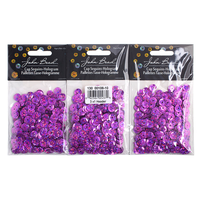 Sequins Round 8mm Approx 850pcs Hologram 