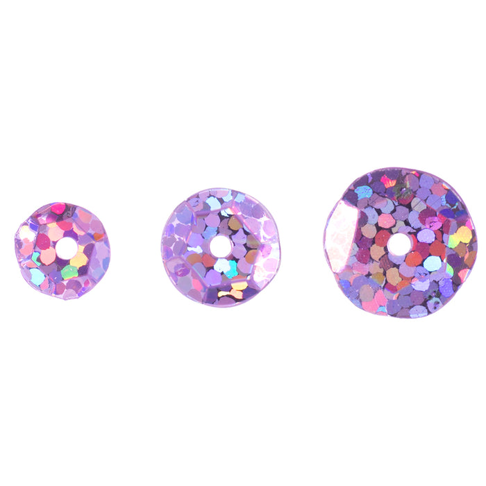 Sequins Round 6/8/10mm Approx 700pcs Hologram