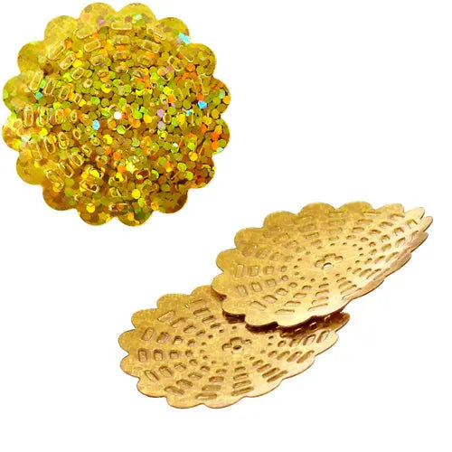 Sequins Hologram 29mm With Hole Flower 