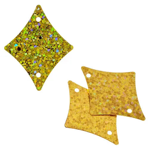 Sequins Hologram 29x36mm With Hole Diamond 