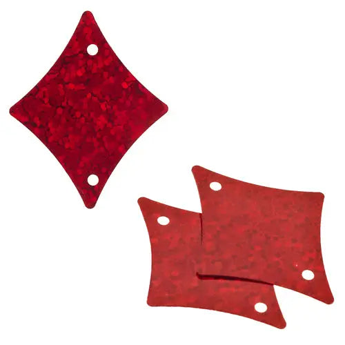 Sequins Hologram 29x36mm With Hole Diamond 