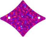 Sequins Hologram 29x36mm With Hole Diamond - Cosplay Supplies Inc