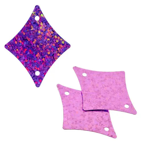 Sequins Hologram 29x36mm With Hole Diamond 