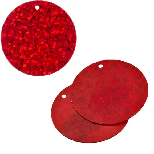 Sequins Hologram 30mm with 1mm Hole Round 
