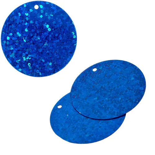 Sequins Hologram 30mm with 1mm Hole Round 