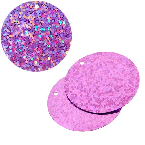 Sequins Hologram 30mm with 1mm Hole Round 