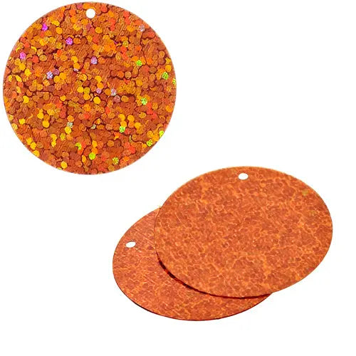 Sequins Hologram 30mm with 1mm Hole Round 