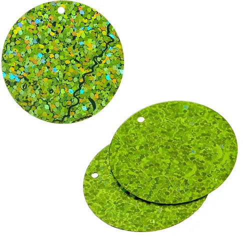 Sequins Hologram 30mm with 1mm Hole Round 