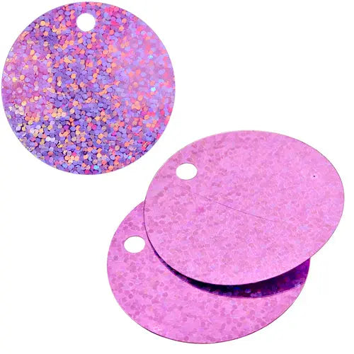 Sequins Hologram 40mm with 4mm Hole Round 