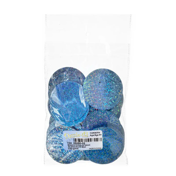 Sequins Hologram 50mm No Hole Round 
