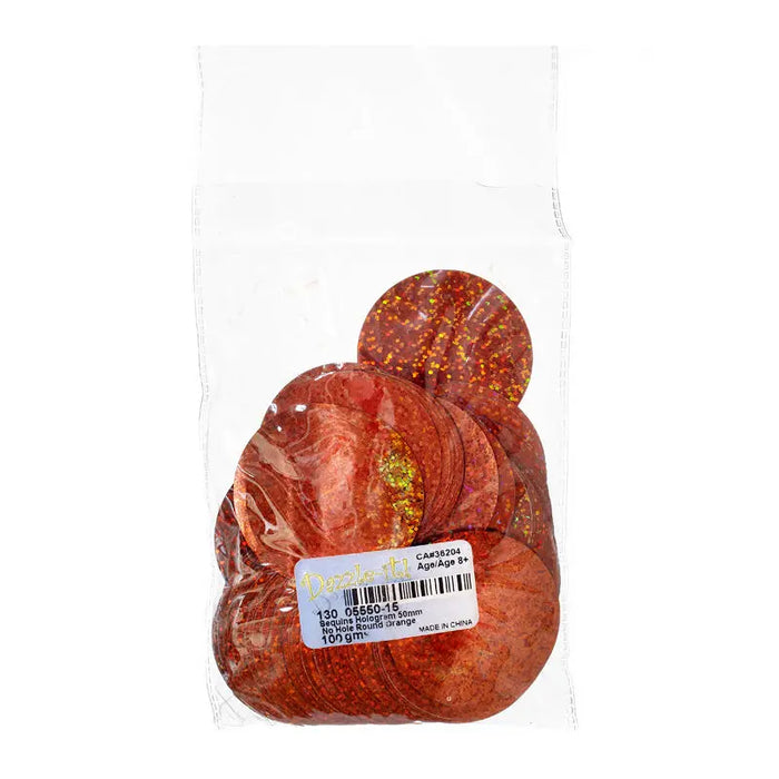 Sequins Hologram 50mm No Hole Round 