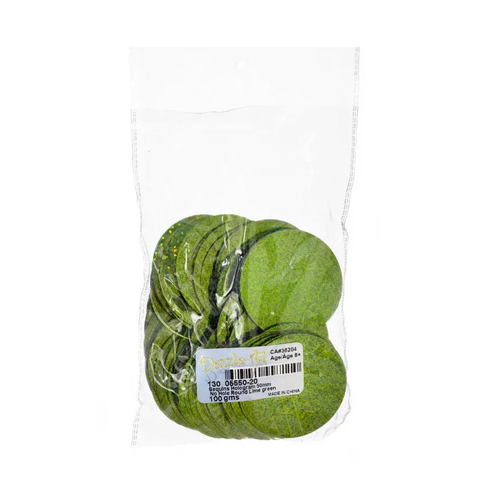 Sequins Hologram 50mm No Hole Round 