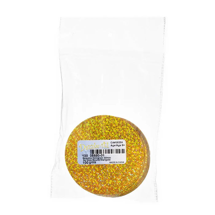 Sequins Hologram 80mm No Hole Round 