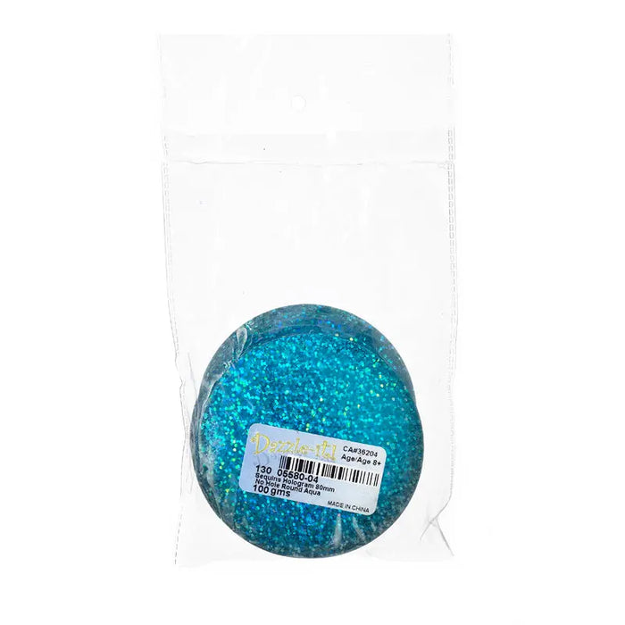Sequins Hologram 80mm No Hole Round 