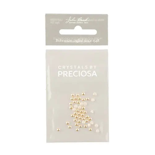 Preciosa Czech Crystal Pearl Flatback Cabochon 131 80