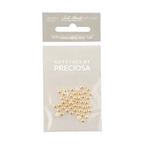 Preciosa Czech Crystal Pearl Flatback Cabochon 131 80