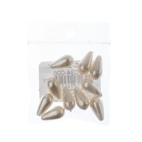 Preciosa Nacre Pear Shape Pearl 50 011 15x8mm