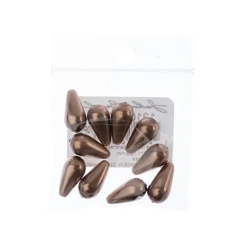 Preciosa Nacre Pear Shape Pearl 50 011 15x8mm