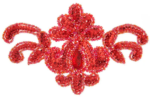 Motif Sequin 15.5x9.5cm  Hologram With Matching Stone