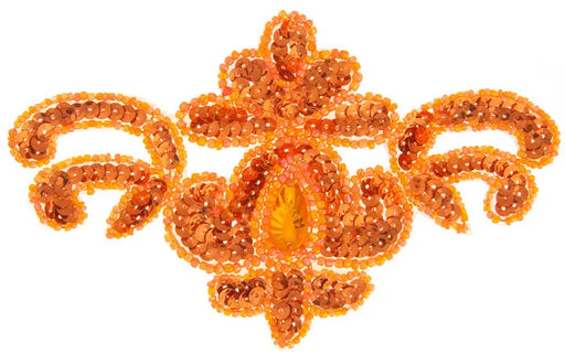 Motif Sequin 15.5x9.5cm  Hologram With Matching Stone