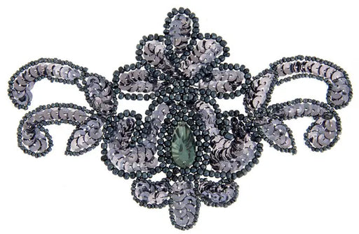 Motif Sequin 15.5x9.5cm  Hologram With Matching Stone