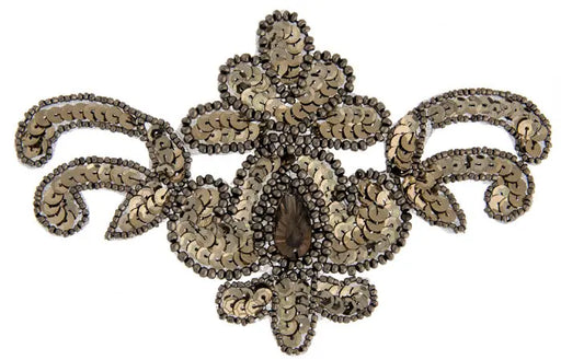 Motif Sequin 15.5x9.5cm  Hologram With Matching Stone