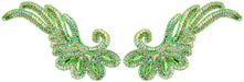 Motif Sequin/Beads 18.5x9cm Wing 2pc 