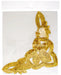 Motif Sequin V-Shape Gold Hologram 9x20cm 