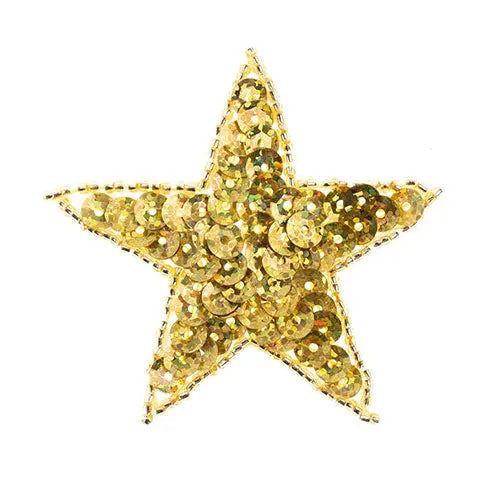 Motif Sequin/Beads Star Hologram 7.5cm - Cosplay Supplies Inc