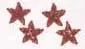 Motif Sequin/Beaded Mini Stars 3cm