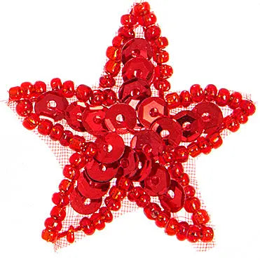 Motif Sequin/Beaded Mini Stars 3cm - Cosplay Supplies Inc