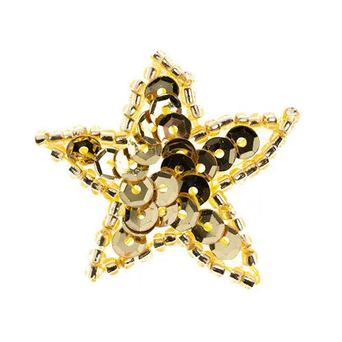 Motif Sequin/Beaded Mini Stars 3cm - Cosplay Supplies Inc