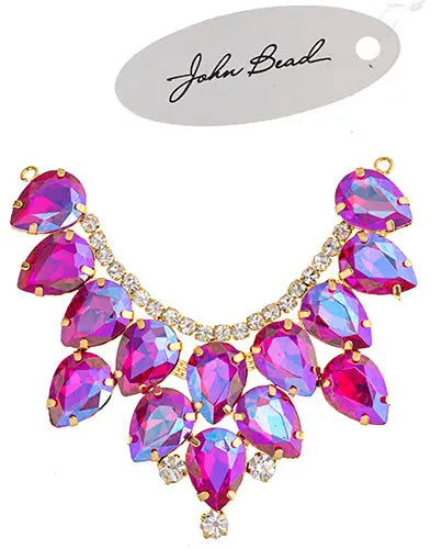 Crystal Motifs Drop 9cm Aurora Borealis 