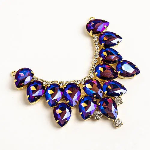 Crystal Motifs Drop 9cm Aurora Borealis - Cosplay Supplies Inc