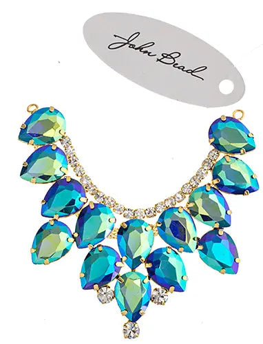 Crystal Motifs Drop 9cm Aurora Borealis 