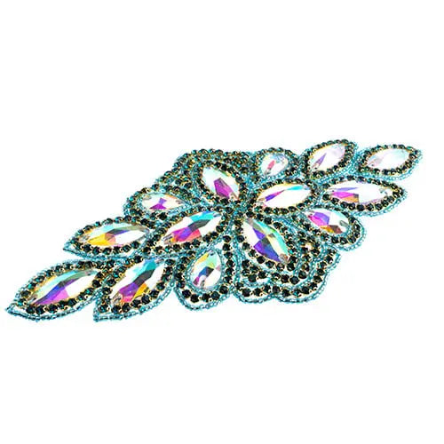 Crystal Motif Diamond Flower 115x230mm - Cosplay Supplies Inc