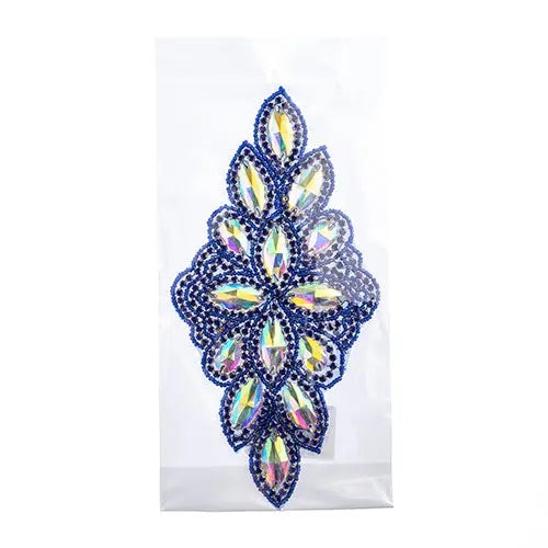 Crystal Motif Diamond Flower 115x230mm 