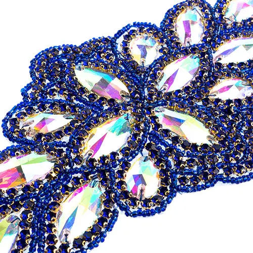 Crystal Motif Diamond Flower 115x230mm 