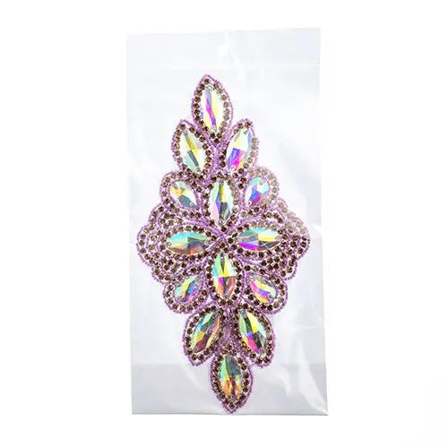 Crystal Motif Diamond Flower 115x230mm 