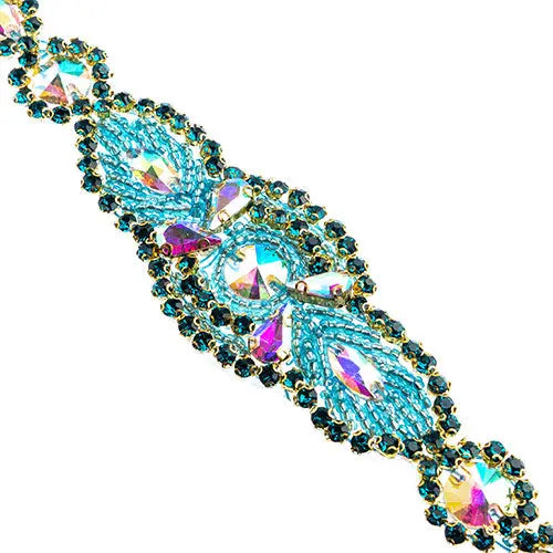  Crystal Motif Eclipse 185x40mm