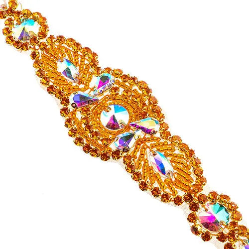  Crystal Motif Eclipse 185x40mm