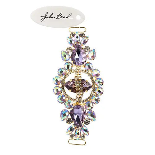 Crystal Motif Cosmos 13.5x5.7cm Aurora Borealis Gold Casing