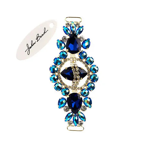 Crystal Motif Cosmos 13.5x5.7cm Aurora Borealis Gold Casing