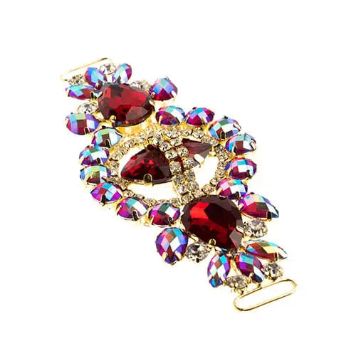 Crystal Motif Cosmos 13.5x5.7cm Aurora Borealis Gold Casing - Cosplay Supplies Inc