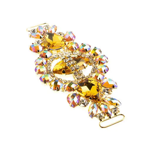 Crystal Motif Cosmos 13.5x5.7cm Aurora Borealis Gold Casing - Cosplay Supplies Inc