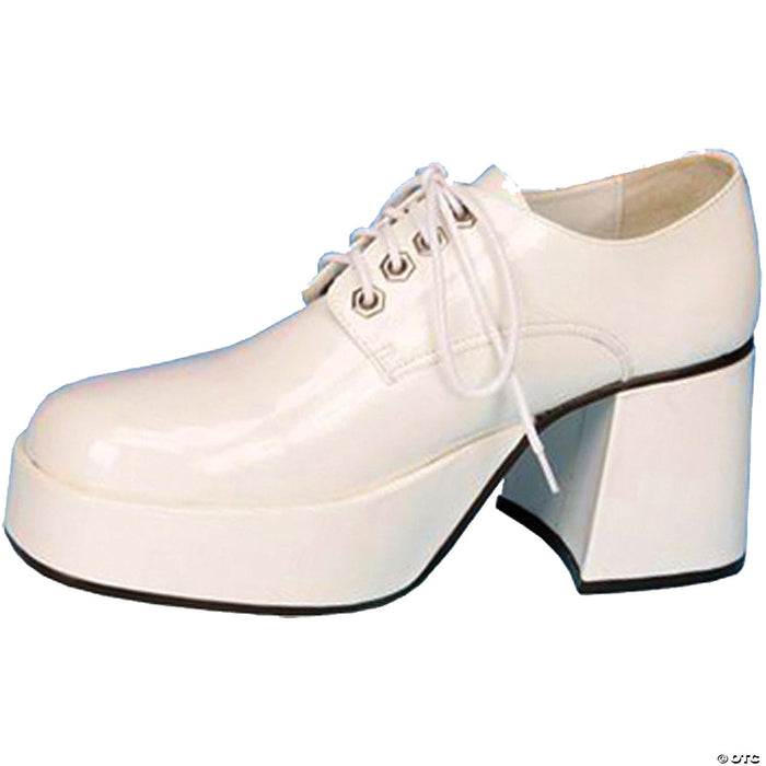 White Patent Platform Shoes