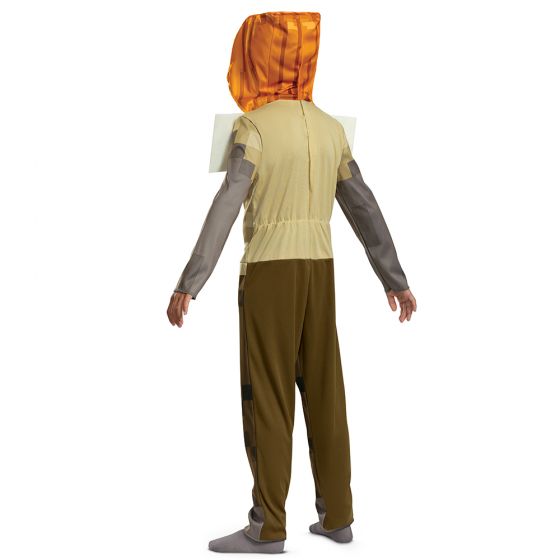 Kids Classic Minecraft Husk Jack -O'-Lantern Hooded Jumpsuit Costume